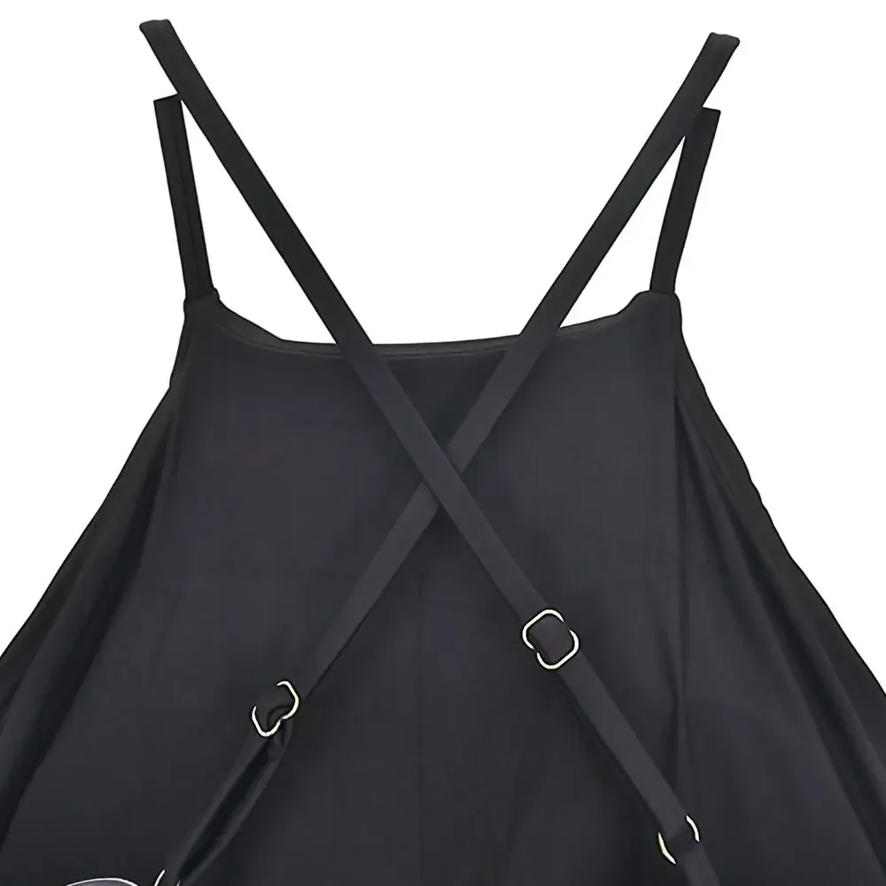 Andie Swim Womans size S The Asbury One Piece High Neck Swimsuit Black NEW